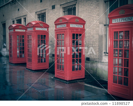 Retro look London telephone box Retro look London telephone box 11898527