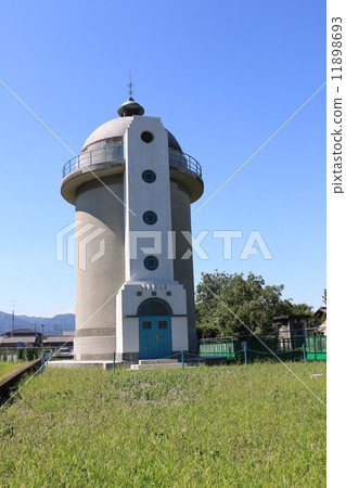 Old water distribution tower of Honjo city Kodama 11898693