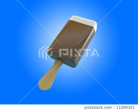 Chocolate ice cream 3d Illustrations. Chocolate ice cream 3d Illustrations. 11899301