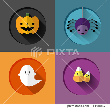 Halloween flat icon Halloween flat icon 11900670