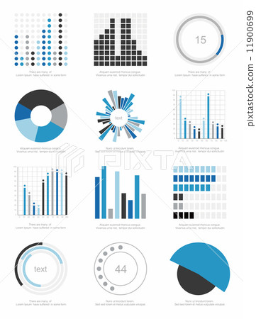 set of infographics elements 11900699