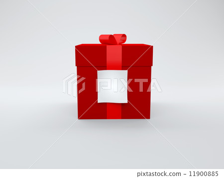gift box with white paper note gift box with white paper note 11900885