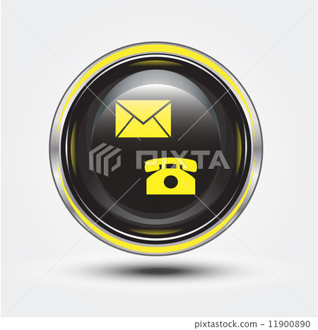 contact sign button contact sign button 11900890