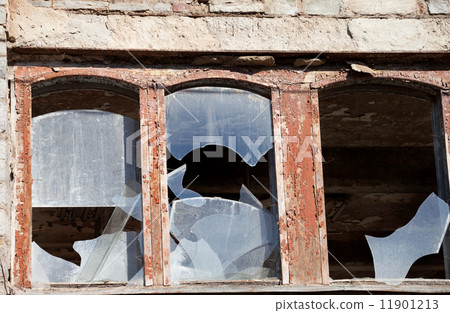 Wooden wall of old destroyed house Wooden wall of old destroyed house 11901213