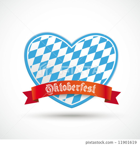 Oktoberfest Heart Red Banner 11901619
