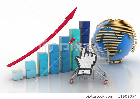 Sales growth chart 11902054