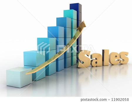 Sales growth chart Sales growth chart 11902058
