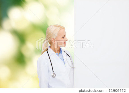 smiling female doctor with stethoscope smiling female doctor with stethoscope 11906552