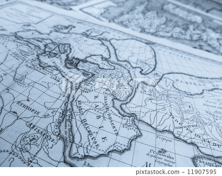 Old map of the dynasty period 11907595