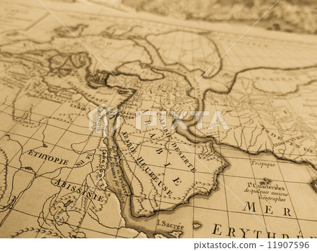 Old map of the dynasty period 11907596