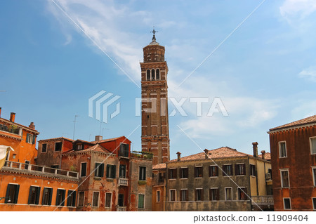 Belfry Church Santa Maria Gloriosa dei Frari, Venice, Italy Belfry Church Santa Maria Gloriosa dei Frari, Venice, Italy 11909404