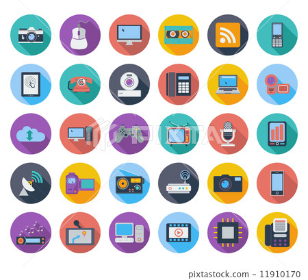 Devices icons. Devices icons. 11910170