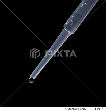 Drop of liquid from dropper 11913914