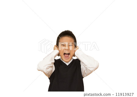 A boy who closes his ears A boy who closes his ears 11913927