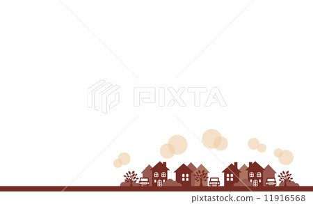 Brown town on the left side only 11916568