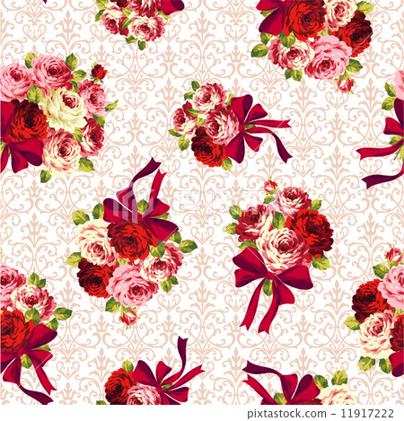 Rose and ribbon patterns 11917222