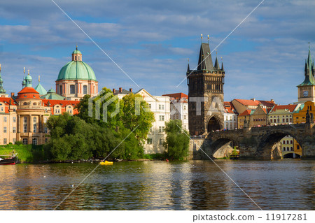 Charles bridge over river Vltava Charles bridge over river Vltava 11917281
