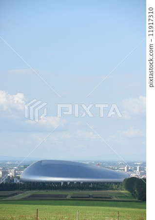 Sapporo dome seen from the Yanagaoka Observatory Sapporo dome seen from the Yanagaoka Observatory 11917310