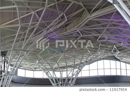 steel structure under the roof of building steel structure under the roof of building 11917954
