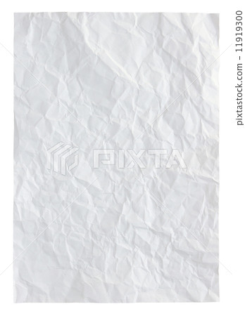 white crumpled paper isolated on white background 11919300