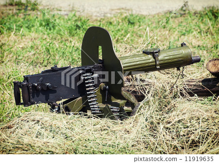 Historical loaded machine gun Historical loaded machine gun 11919635