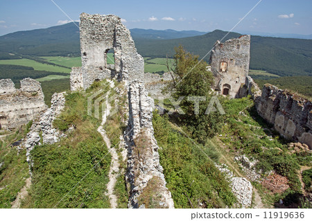 Ruins of the castle Gymes in Slovakia 11919636