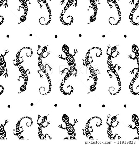 Lizards. Seamless pattern. 11919828