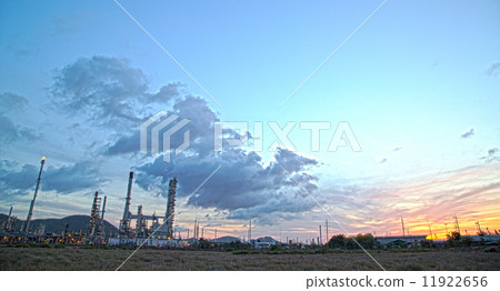 Petrochemical oil refinery plant 11922656