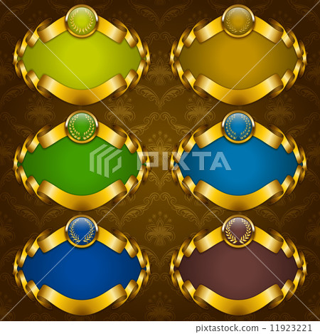 Set of ornate vector frames 11923221