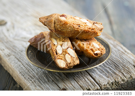 Biscotti with Almonds. Biscotti with Almonds. 11923383