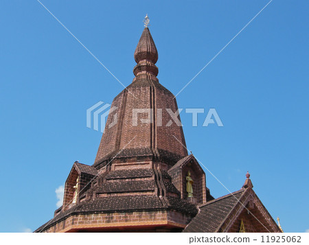 Pagoda in a temple in Thailand 11925062