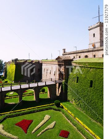 Castillo de Montjuic in summer. Barcelona 11927379