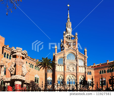 Facade of hospital de Sant Pau. Barcelona Facade of hospital de Sant Pau. Barcelona 11927381