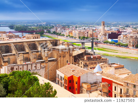 Tortosa with Cathedral from Suda castle 11927503