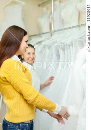 women chooses white gown women chooses white gown 11928615