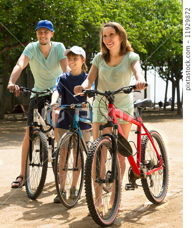 family spending free time in the park 11929872