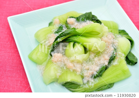 Chinese crab Sanka sauce of chingen sai. (Use of crab cans of Chinagensai and Red Snow Crab, from domestically produced Hamamatsu city). To a chingen sau boiled by making a small amount of hot water in a frying pan and cooked, crab crab of the crab can is crushed, crushed soup (Chinese soup stock) Chinese crab Sanka sauce of chingen sai. (Use of crab cans of Chinagensai and Red Snow Crab, from domestically produced Hamamatsu city). To a chingen sau boiled by making a small amount of hot water in a frying pan and cooked, crab crab of the crab can is crushed, crushed soup (Chinese soup stock) 11930820