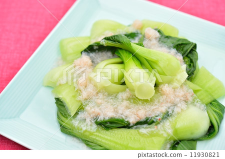 Chinese crab Sanka sauce of chingen sai. (Use of crab cans of Chinagensai and Red Snow Crab, from domestically produced Hamamatsu city). To a chingen sau boiled by making a small amount of hot water in a frying pan and cooked, crab crab of the crab can is crushed, crushed soup (Chinese soup stock) Chinese crab Sanka sauce of chingen sai. (Use of crab cans of Chinagensai and Red Snow Crab, from domestically produced Hamamatsu city). To a chingen sau boiled by making a small amount of hot water in a frying pan and cooked, crab crab of the crab can is crushed, crushed soup (Chinese soup stock) 11930821