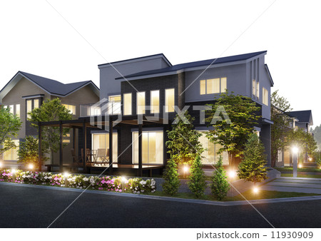 Residential night view 11930909