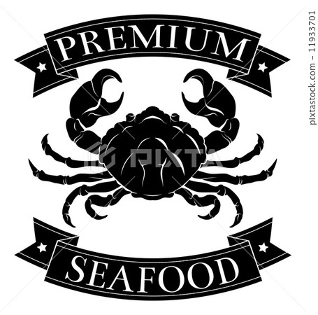 Premium sea food label Premium sea food label 11933701