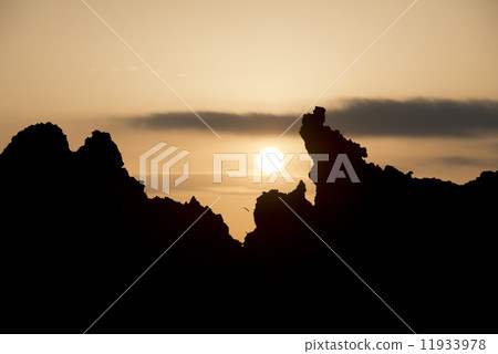 Wonderful Sunset on ETNA Volcano 11933978