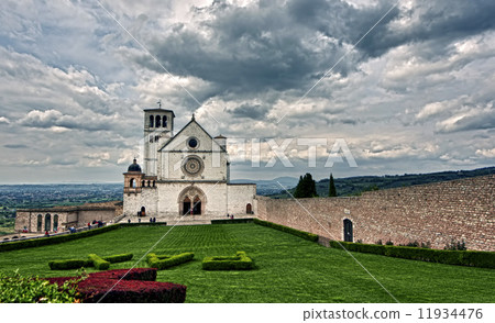 Assisi dome Italian Basilica of saint francis 11934476