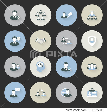 Interaction icons set Interaction icons set 11935460