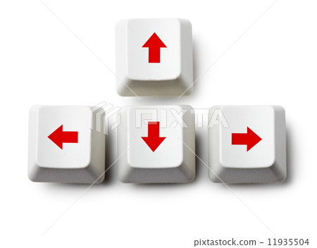 Cursor arrow keys on white Cursor arrow keys on white 11935504