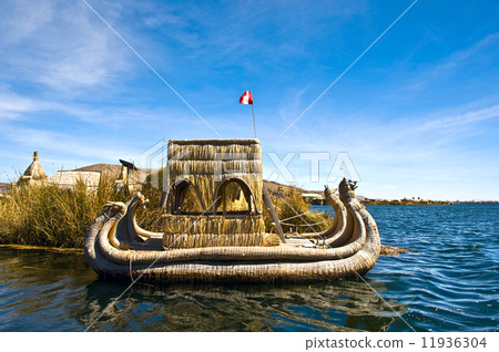 Uros - Floating Islands, Titicaca lake, Peru-Bolivia 11936304