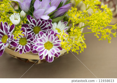 Autumn flowers Japanese style arrangement 11938613