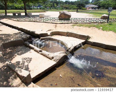 World Heritage Korea Gyeongju Lake Grotto Pond (Rinkai Shrine Site) Water groove trace World Heritage Korea Gyeongju Lake Grotto Pond (Rinkai Shrine Site) Water groove trace 11939417
