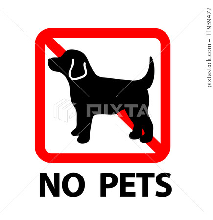 Pet prohibition mark 11939472