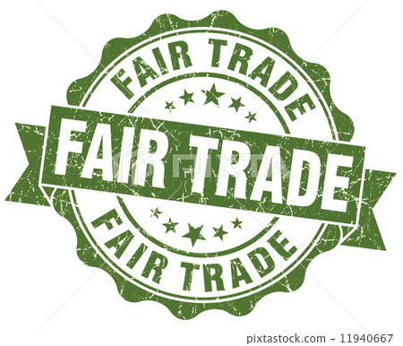 Fair Trade Grunge Stamp 11940667