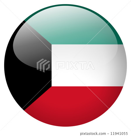 Kuwait Button - Stock Illustration [11941055] - PIXTA